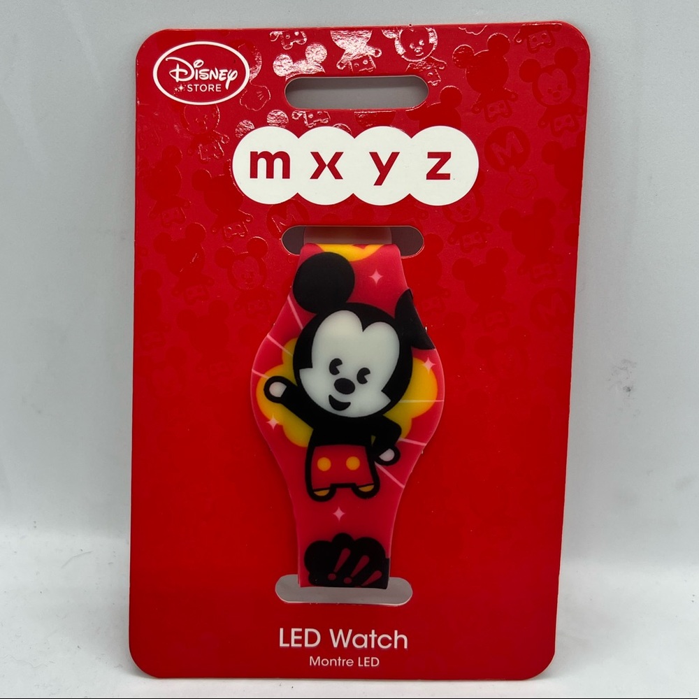 Disney Store MXYZ Mickey Mouse Digital LED Watch NWT